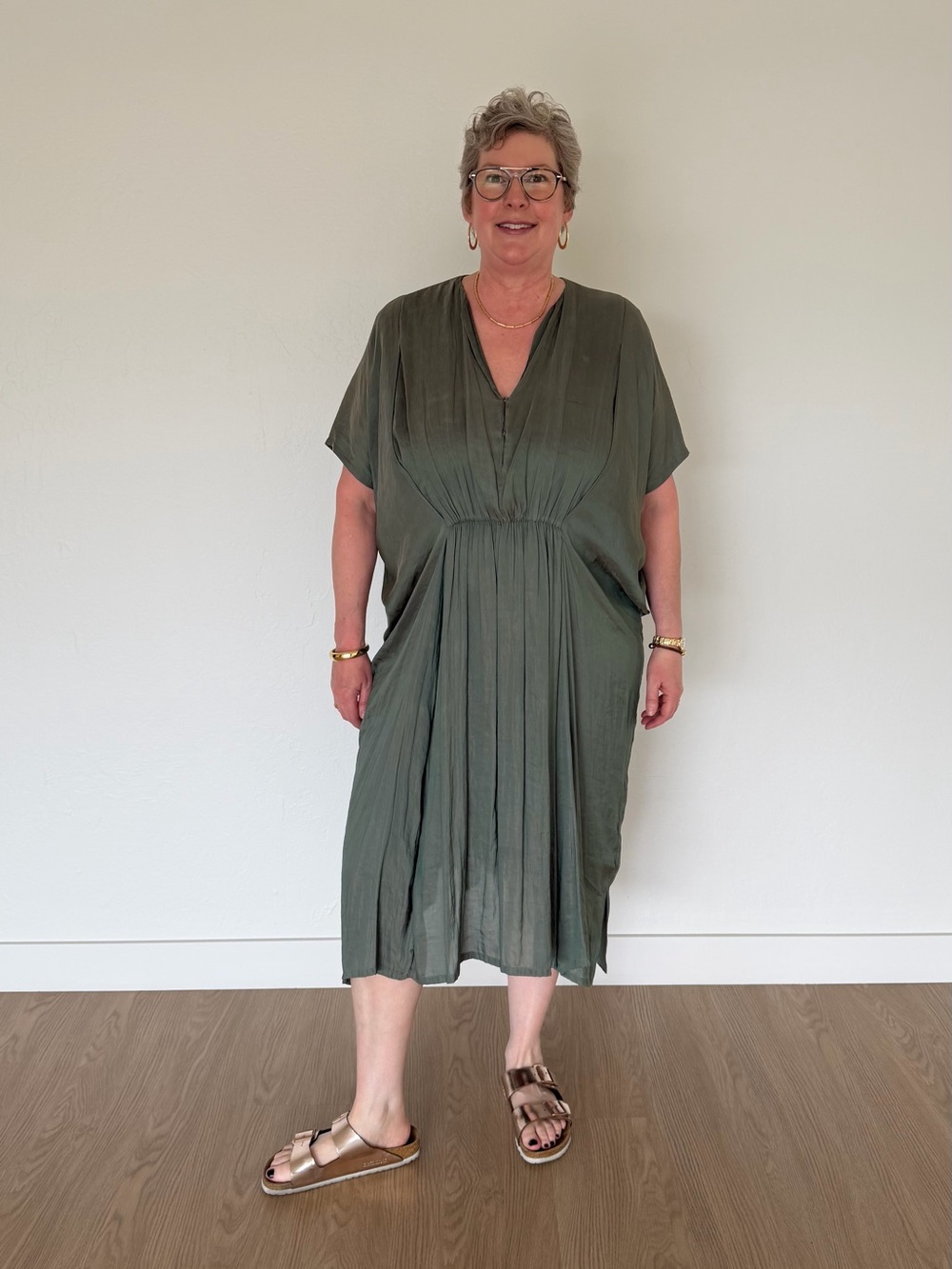 Raquel Allegra Green Dress